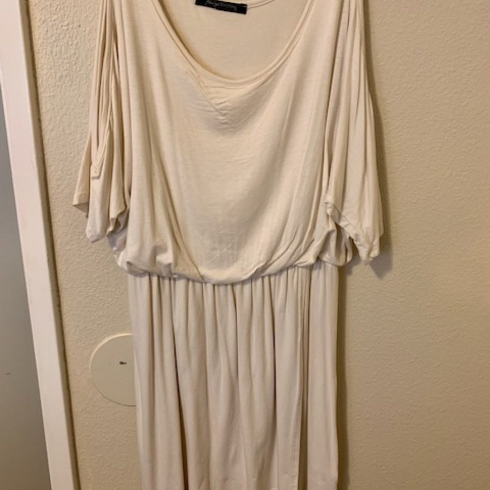 White flowy dress